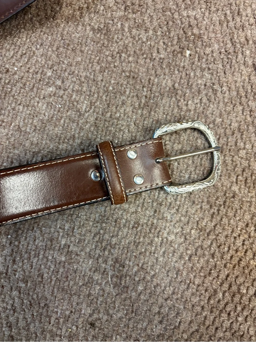 Nocona Brown Leather Women’s Belt 38